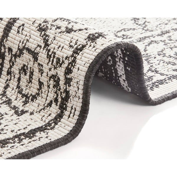 Must ja kreemjas välisvaip , 160 x 230 cm Cebu - NORTHRUGS-image-2
