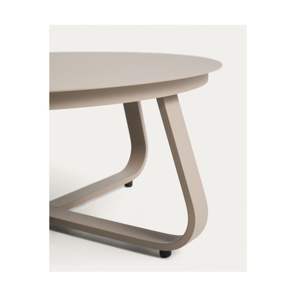 Metallist ümmargune aiakohvilaud ø 80 cm Tamaris - Kave Home-image-2