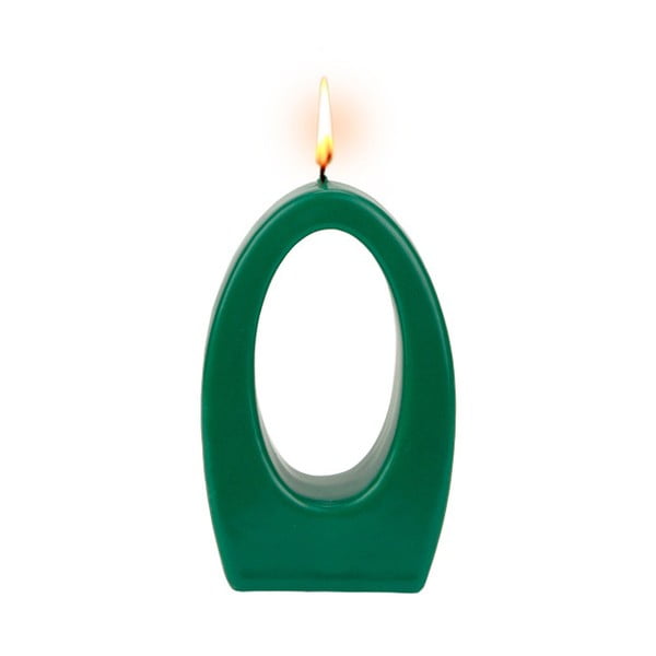 Zelená svíčka Alusi Luna Una, 5 hodin hoření