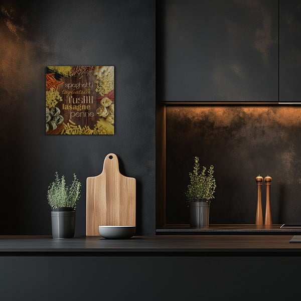 Klaasist maal 30x30 cm Pasta - Styler-image-2