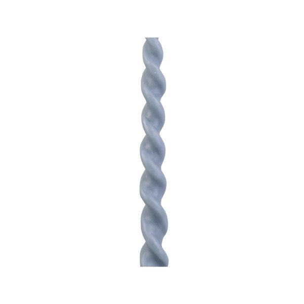 2 sinise spiraaliga mesilasvaha küünla komplekt Twirl - PT LIVING-image-2