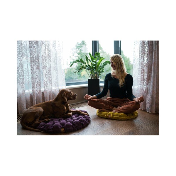 Helesinine-hall istmepadi massaažipallidega , ⌀ 75 cm Bloom - Linda Vrňáková-image-1