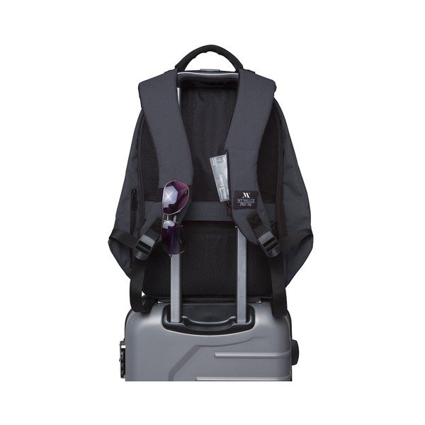 Tumehall-must USB-portiga seljakott My Valice SECRET Smart Bag - Myvalice-image-2