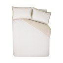 Valge/beež voodipesu üheinimesevoodile 135x200 cm Oxford Pinstripe - Catherine Lansfield