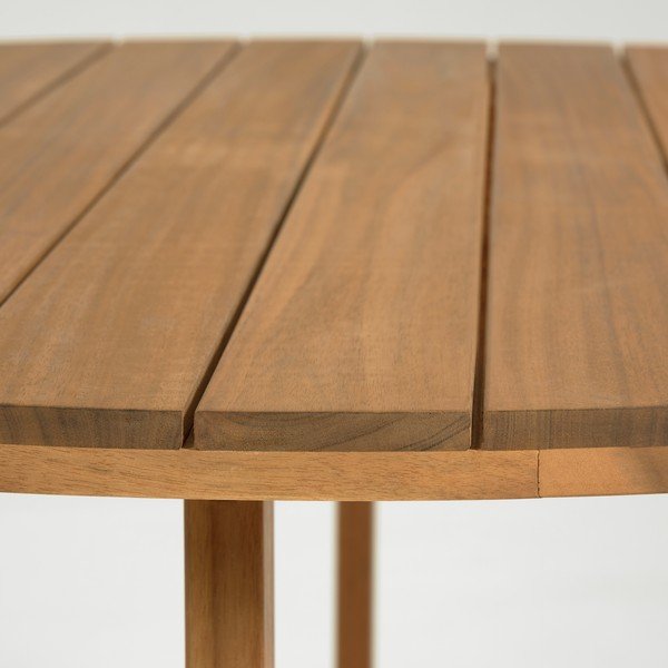 Aia söögilaud akaatsiapuidust , ⌀ 120 cm Dafne - Kave Home-image-2