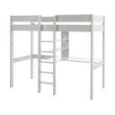 Valge tõstetud lastevoodi 90x200 cm Pino - Vipack