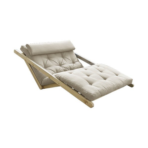Dvoumístná variabilní lenoška Karup Design Figo Natural Clear/Beige