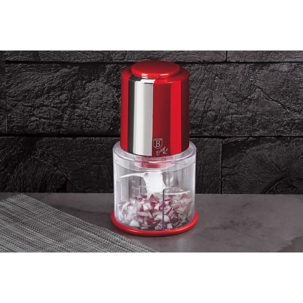 Elektriline puu- ja köögiviljahakkur Burgundy Metallic Line - BerlingerHaus-image-1