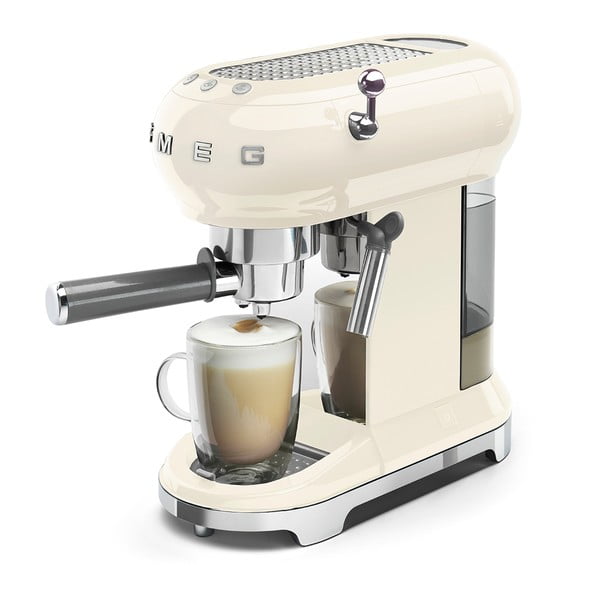 Kreemjas valge kangiga espressomasin espresso jaoks 50's Retro Style - SMEG-image-3