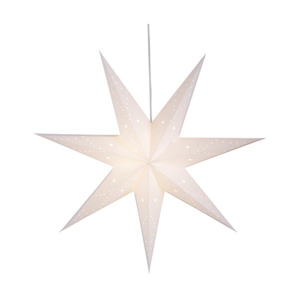 Valge rippuv jõulu valguskaunistus Saturnus – Markslöjd