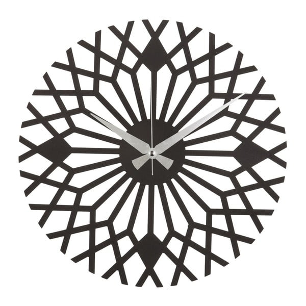 Kovové nástěnné hodiny Flower, ø 50 cm