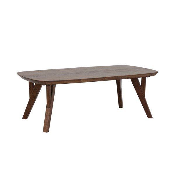 Tumeda naturaalse akaatsiapuidust kohvilaud 65x120 cm Quenza - Light & Living