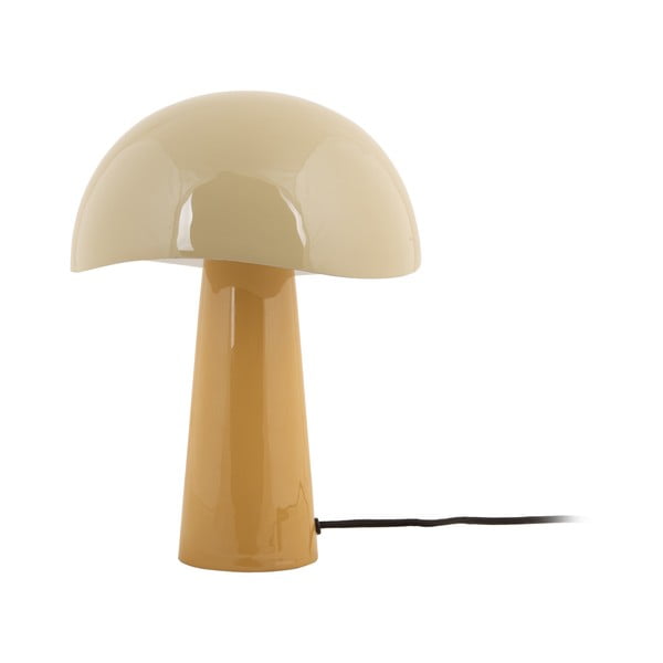 Ookerkollane lauavalgusti metallist varjuga (kõrgus 33 cm) Grato - Leitmotiv