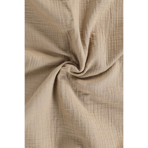 Beež musliinist voodipesu kaheinimesevoodile 200x200 cm Stonewashed - Mijolnir-image-2