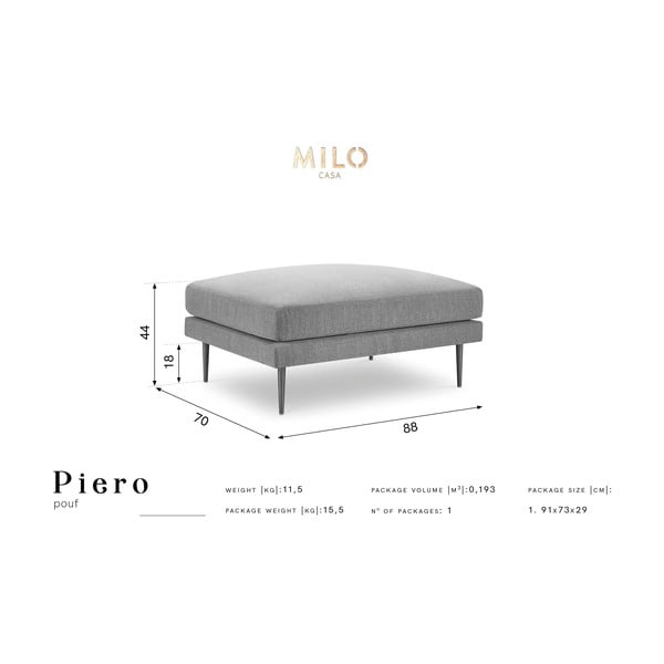 Modrý puf Milo Casa Piero-image-2