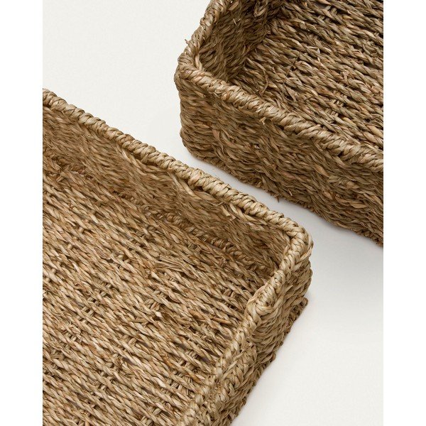 2 mererohust korvi komplektis 36x27x10 cm Tossa - Kave Home-image-3