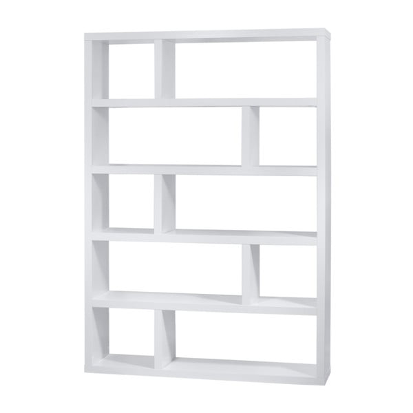 Valge raamaturiiul 120x173 cm Dublin - TemaHome-image-1