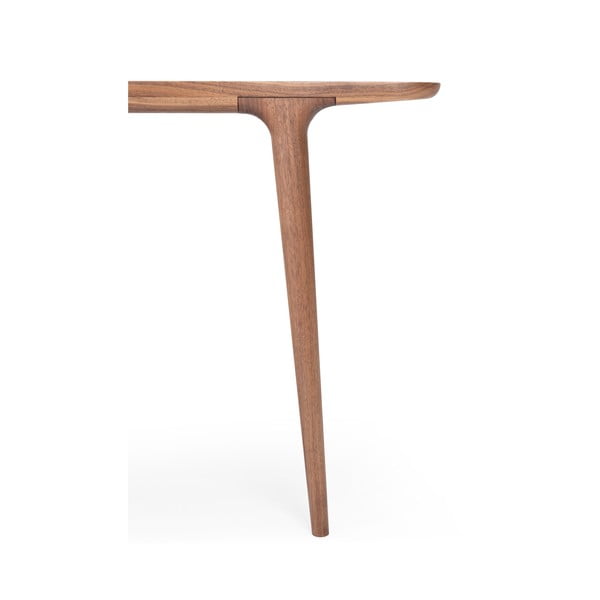 Pähklipuust söögilaud 90x180 cm Fawn - Gazzda-image-4