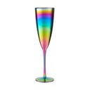 Sada 4 sklenic na šampaňské s duhovým efektem Premier Housewares Rainbow, 290 ml