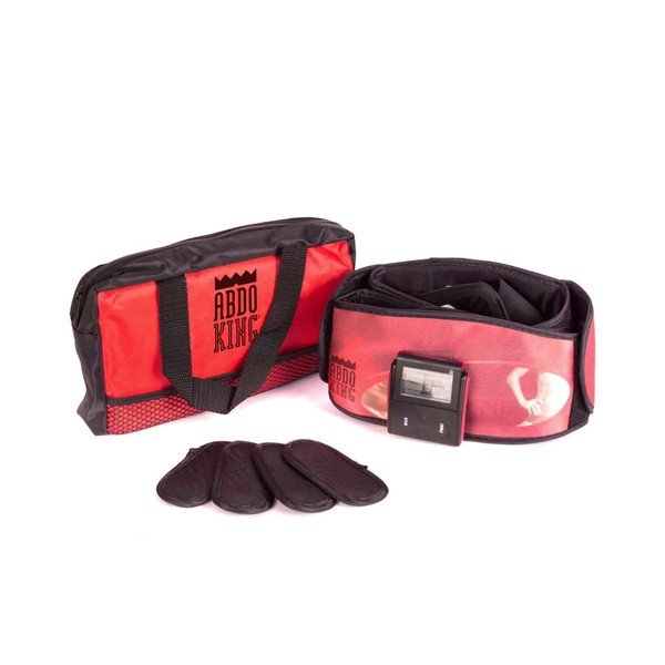 Červený elektrostimulační pás InnovaGoods Abdo King-image-3
