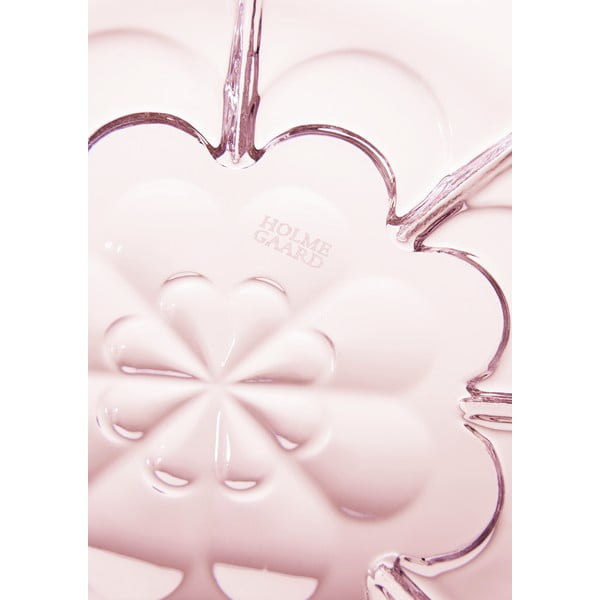 Heleroosa klaasist kauss ø 23 cm Lily - Holmegaard-image-1