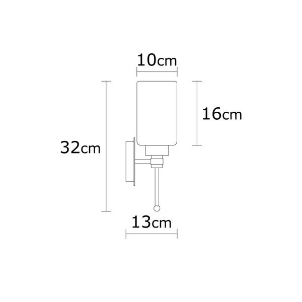 Valge-hõbedane seinavalgusti Balcova - Opviq lights-image-4