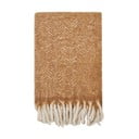 Helepruun villasisaldusega pleed 130x170 cm Carmel – House Nordic