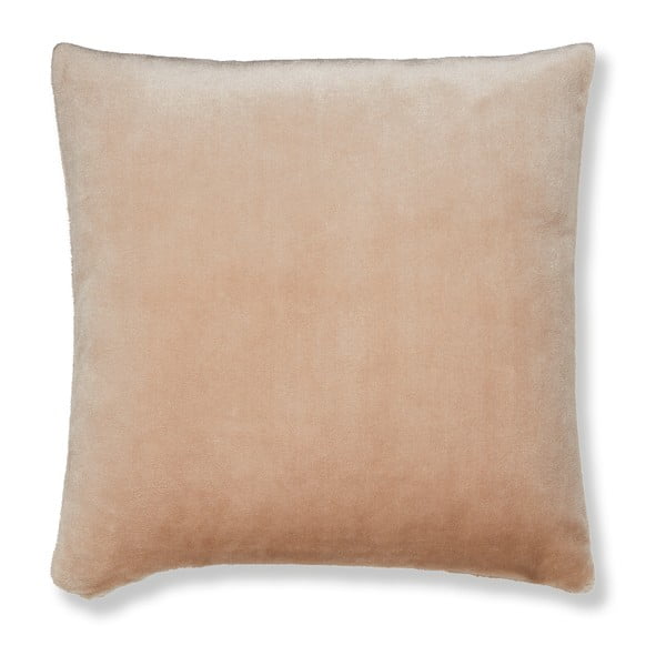Světle béžový povlak na polštář Catherine Lansfield Basic Cuddly, 55 x 55 cm