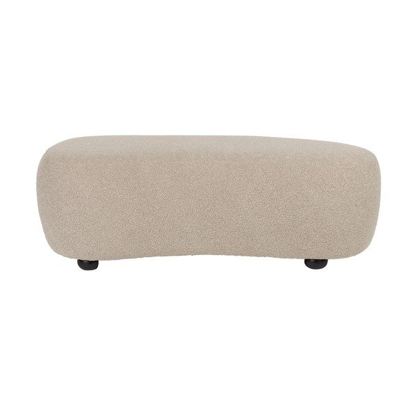 Beež polsterdatud pink buklee kangast Noxx - White Label