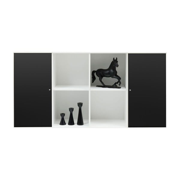 Must-valge seinakirst Hammel , 136 x 69 cm Mistral Kubus - Hammel Furniture