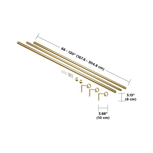 Terasest pikendatav kardinapuu 168 - 305 cm Cappa - Umbra-image-4