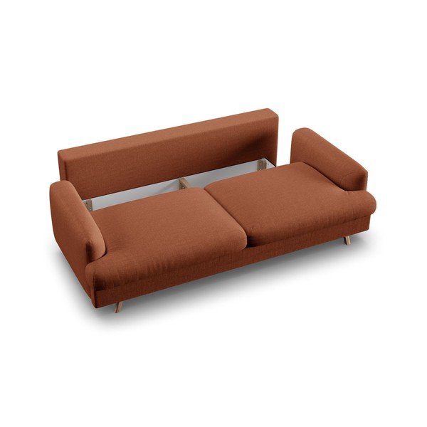 Diivanvoodi/panipaigaga terrakota värvi 233 cm Naomi - Micadoni-image-4
