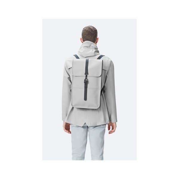 Šedý batoh s vysokou voděodolností Rains Backpack-image-2