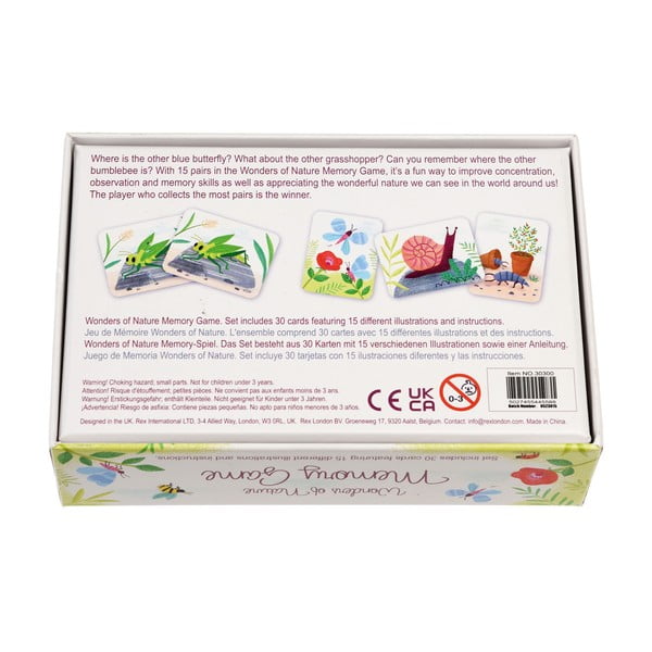 Lauamäng Memory Game Wonders of Nature - Rex London-image-4