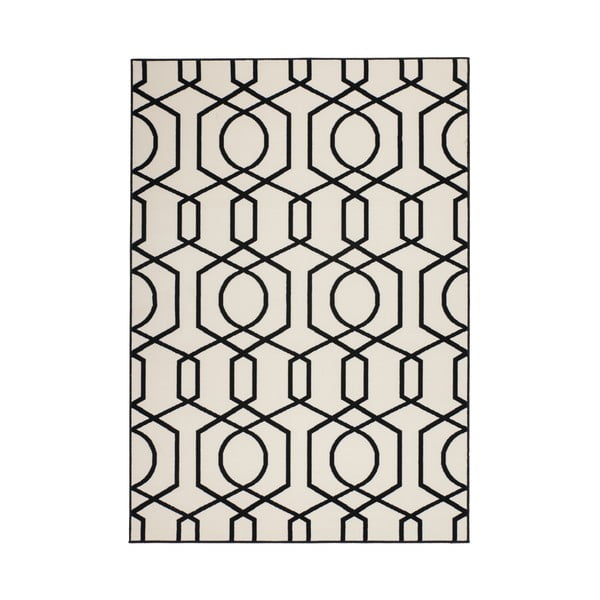 Černo-šedý koberec Kayoom Stella 400 Black, 200 x 290 cm