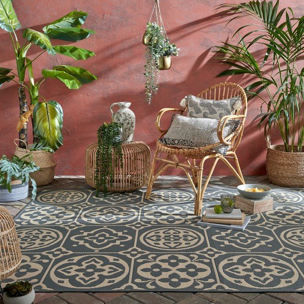 Hall õuevaip 120x170 cm Tile - Flair Rugs-image-1