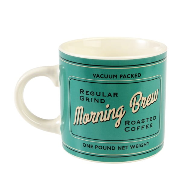Kreem-türkiissinine keraamiline kruus 350 ml Morning Brew - Rex London