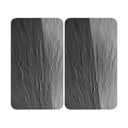 Klaasist pliidikatte komplekt 2 tk, 52 x 30 cm Slate - Wenko