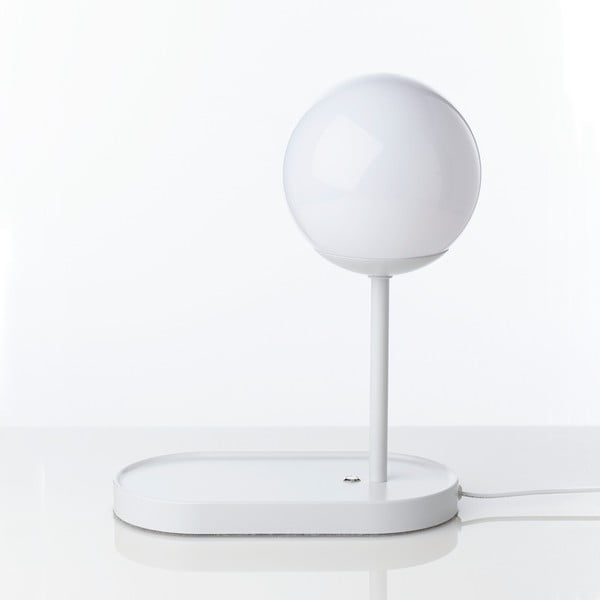 Valge LED laualamp (kõrgus 33 cm) Pogo - Tomasucci