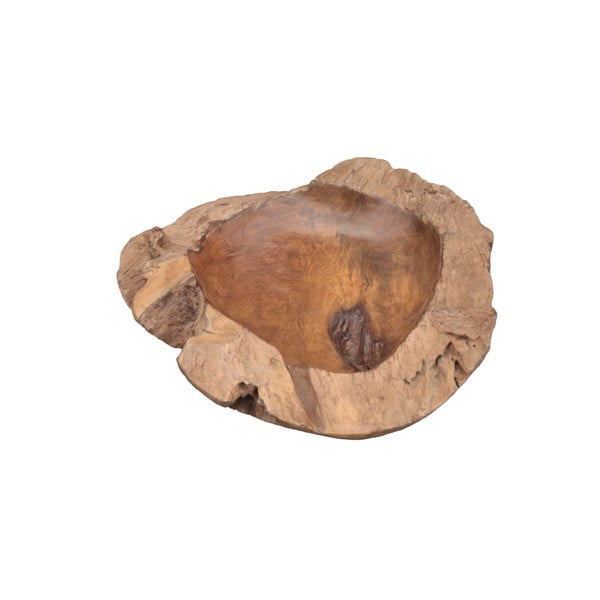 Töötlemata teakpuust puuviljakaussi Mara, ⌀ 40 cm - HSM collection