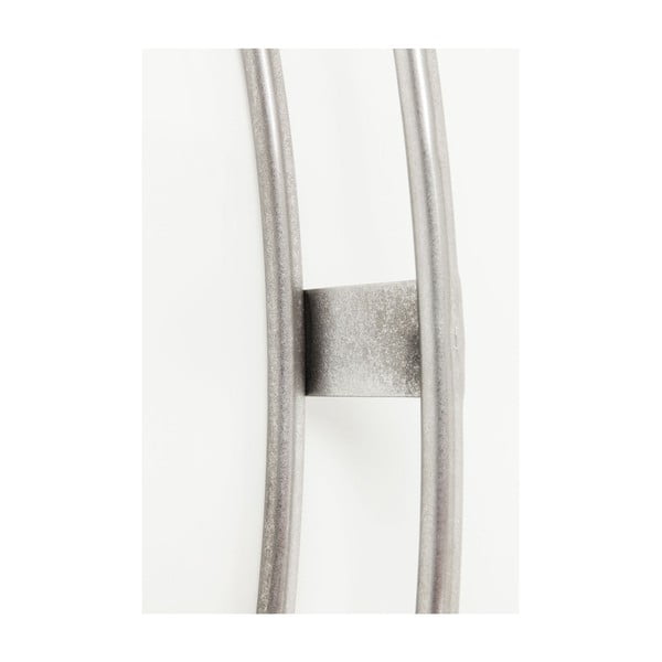 Hõbedast klambriga seinakell, läbimõõt 60 cm - Kare Design-image-1