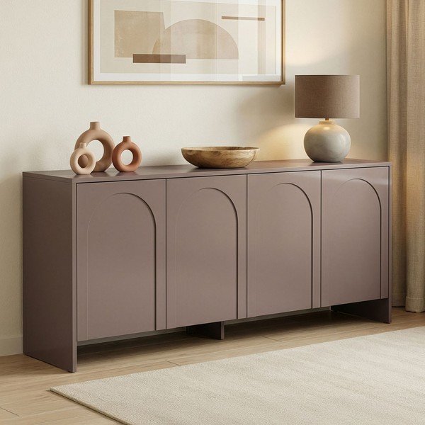 Taupe kummut 180x80x45 cm Arlen  - Kalune Design-image-2