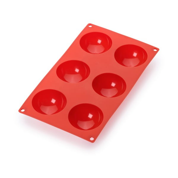 Punane silikoonvorm 6 minidesserdi jaoks - Lékué