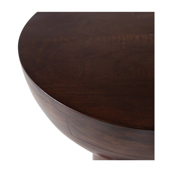 Ümmargune mangopuidust abilaud ø 46 cm Emel - WOOOD-image-4