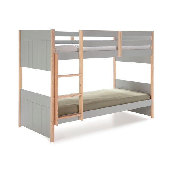 Hall laste narva jalaga kahekorruseline voodi , 90 x 190 cm Kiara - Marckeric-image-4