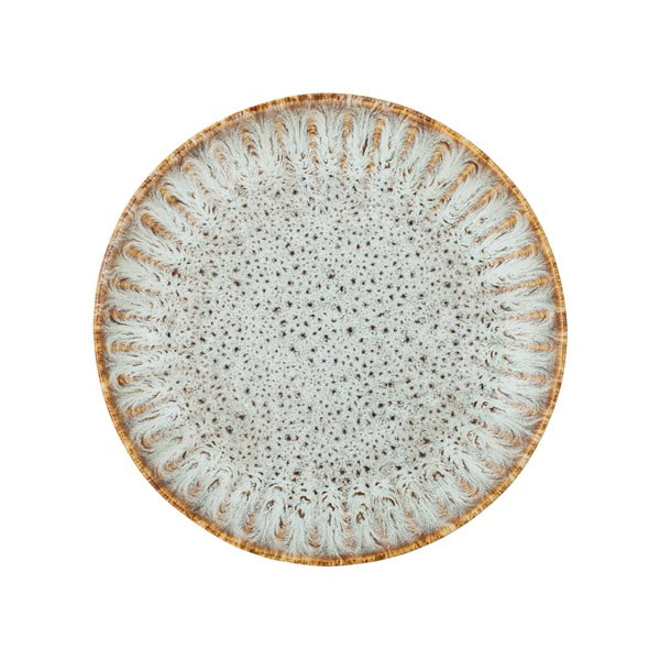 Sinine/beež kivikeraamikast serveerimistaldrik ø 17 cm Fleur - Bloomingville