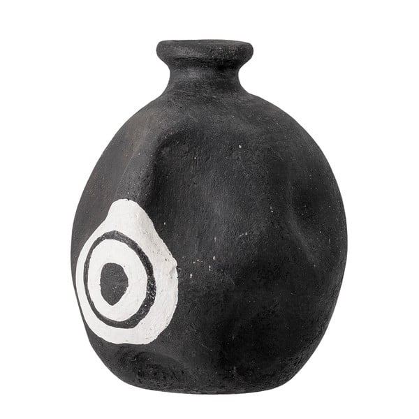 Must dekoratiivne terrakota vaas , kõrgus 14 cm Mika - Bloomingville-image-3