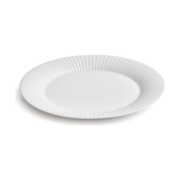 Bílý porcelánový talíř Kähler Design Hammershoi, ⌀ 28 cm