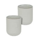 Valged tassid 2 tk komplektis kivist 0,3 l Sand Grain - Mette Ditmer Denmark