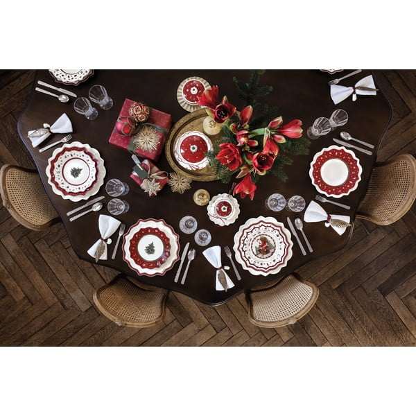 Valge ja punane portselanist jõulutaldrik, ø 33 cm Toy's Delight - Villeroy&Boch-image-4